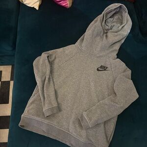 Nike Heather Gray Pullover Hoodie
